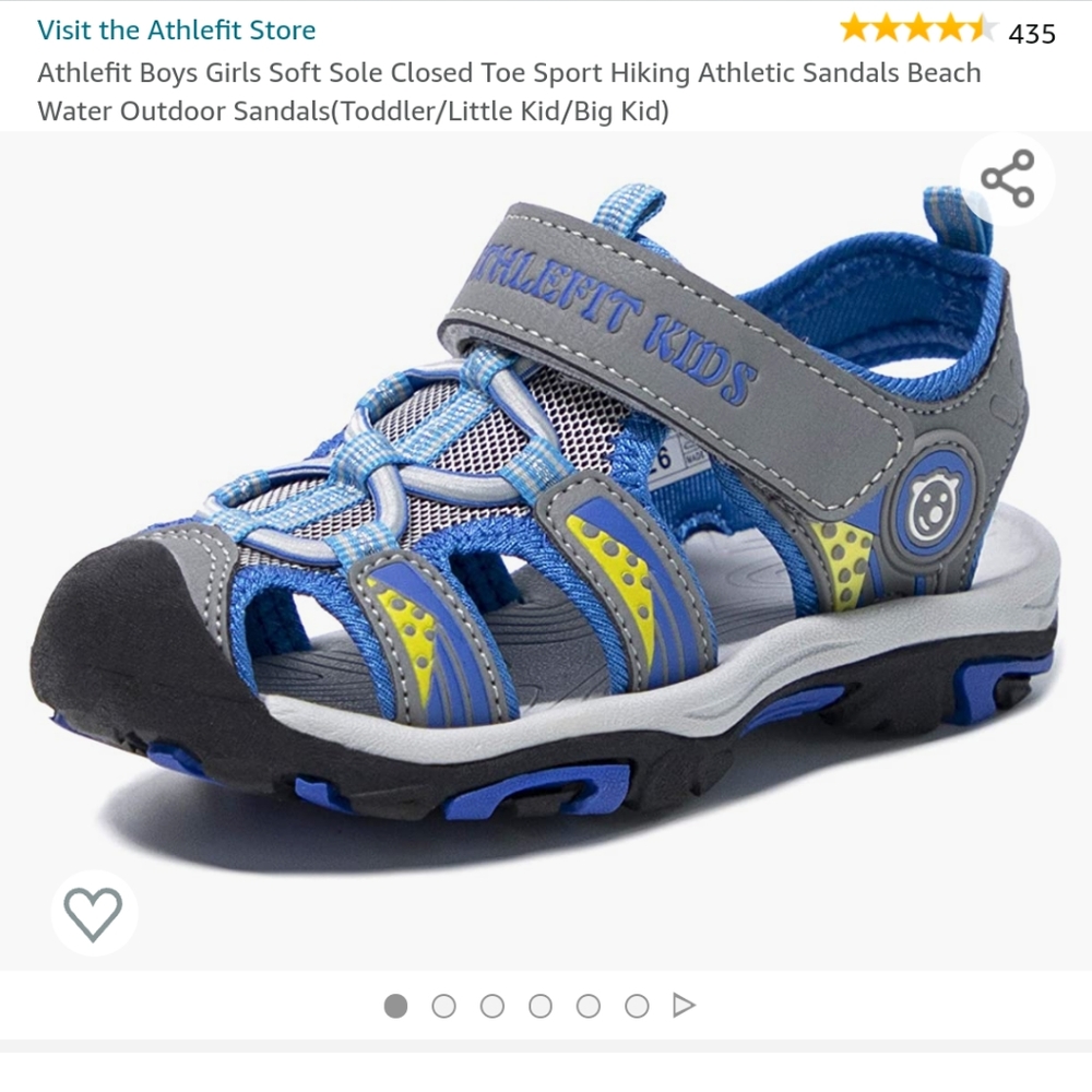 Boys (Preschool) size 10  Sandal/Closed Toe Sandal